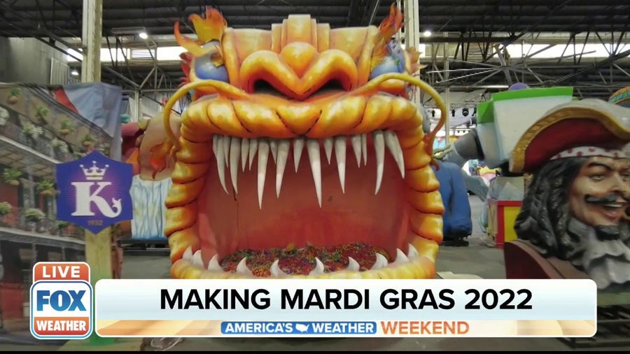 Take a Mardi Gras sneak peek at New Orleans' floats for 2022 celebration