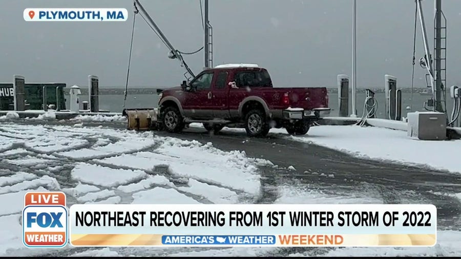 Northeast recovering from first winter storm of 2022
