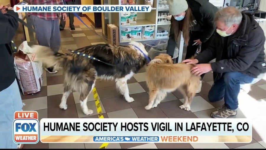 Humane Society hosts vigil for families, pets affected by Marshall Fire 