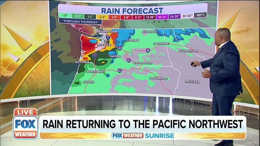 Pacific Northwest to get dumped with more rain this week