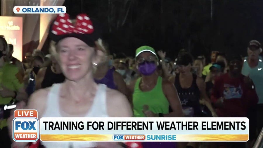 Weather's impact on runners in the Walt Disney World Marathon