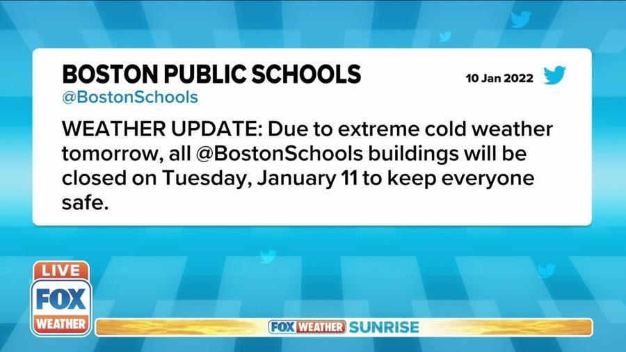 Extreme cold closes Boston Public Schools on Tuesday