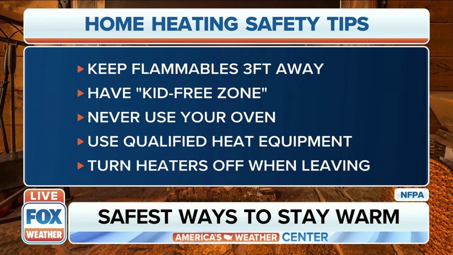 Safe ways to heat your home this winter 