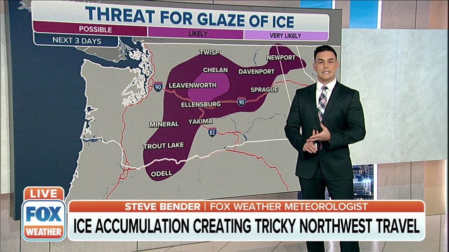 Ice threat for Northwest US 