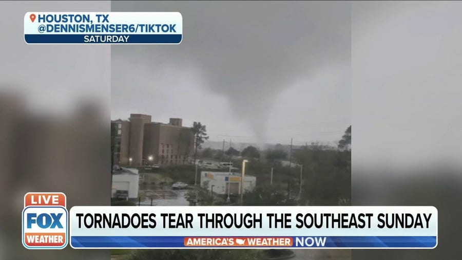 Watch: Tornadoes tear through Southeast over weekend