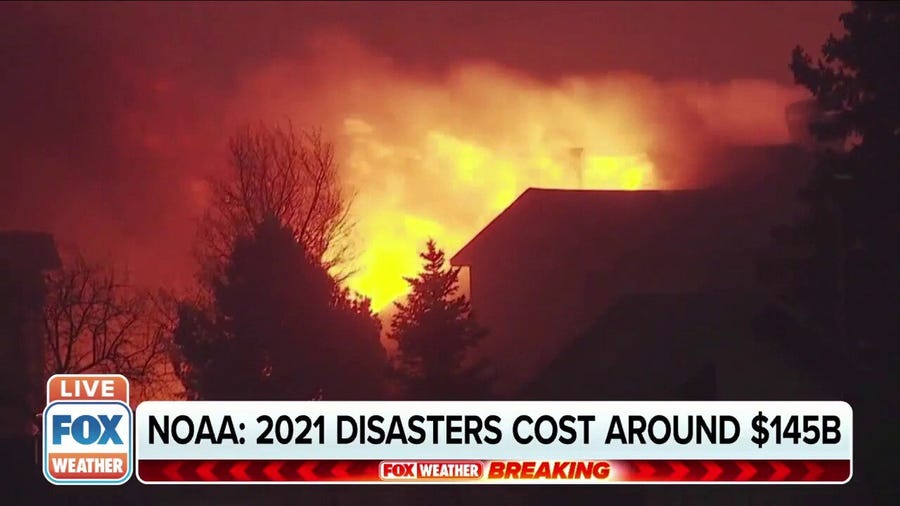 NOAA: 2021 disasters cost around $145 billion
