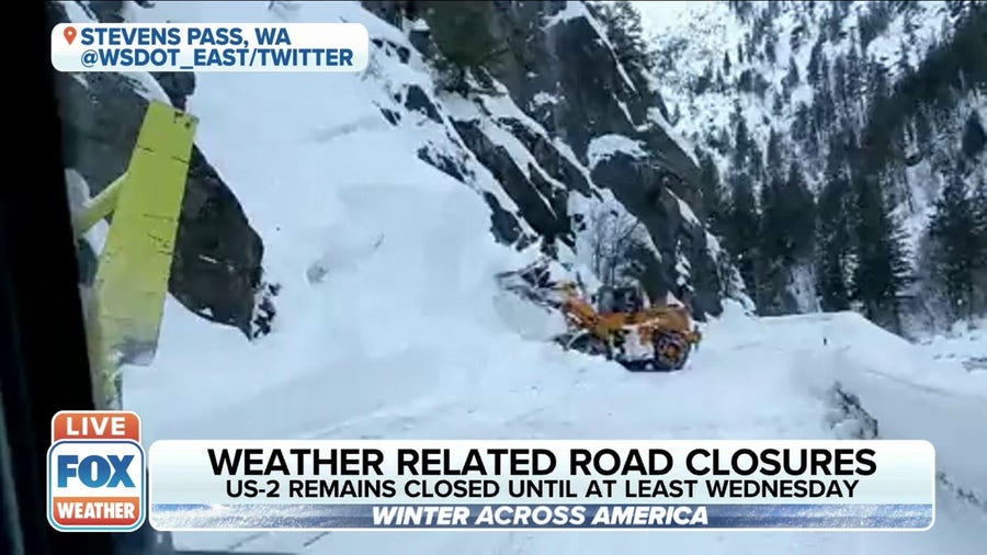 White Pass and Stevens Pass remain closed after being slammed with snow