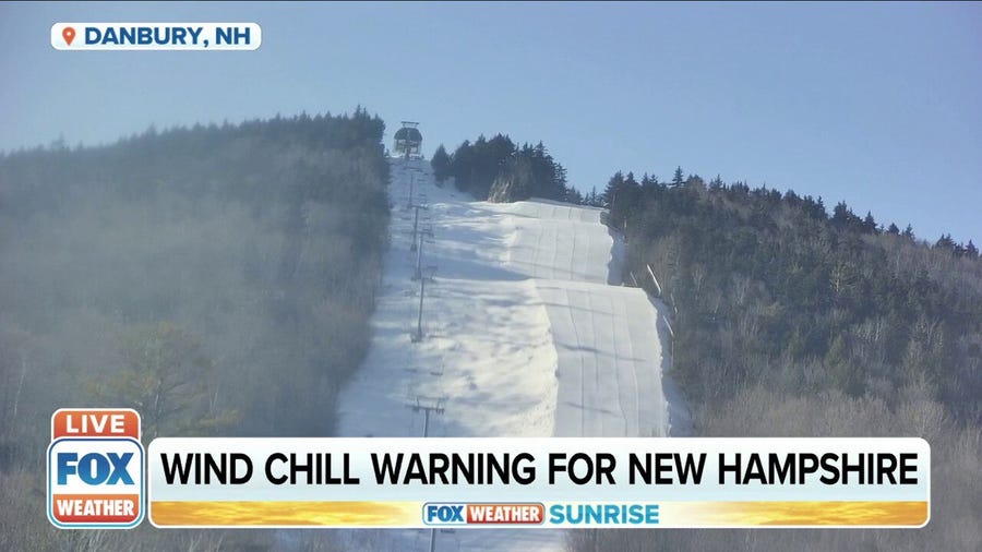 Wind Chill Warning in effect for New Hampshire due to extreme cold