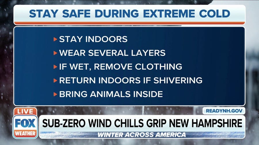 Tips for staying safe during sub-zero wind chills