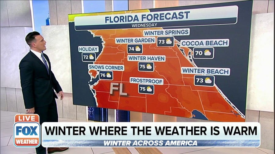Florida—where winters are usually warm