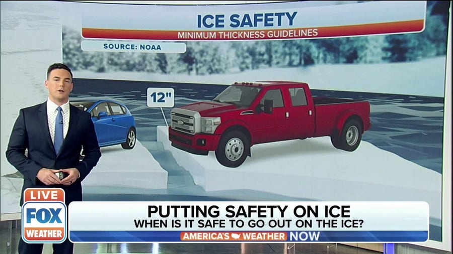 When is it safe to head out onto the ice? 