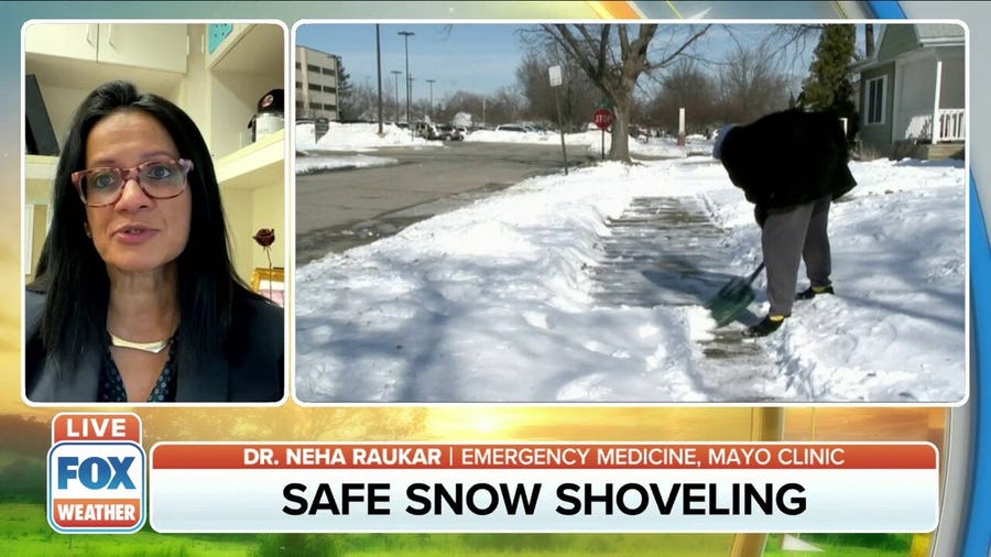 The dangers of shoveling snow