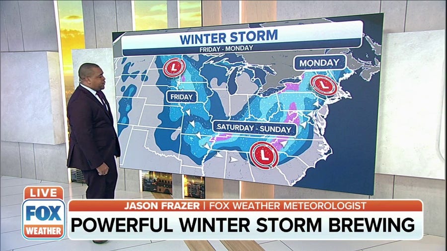 Powerful winter storm to snarl Midwest travel; South, East could be next