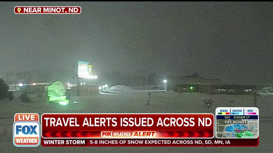 More than 20 counties issue travel alerts in North Dakota
