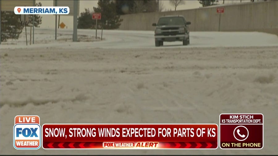 4+ inches of snow expected for parts of Kansas as winter storm closes in