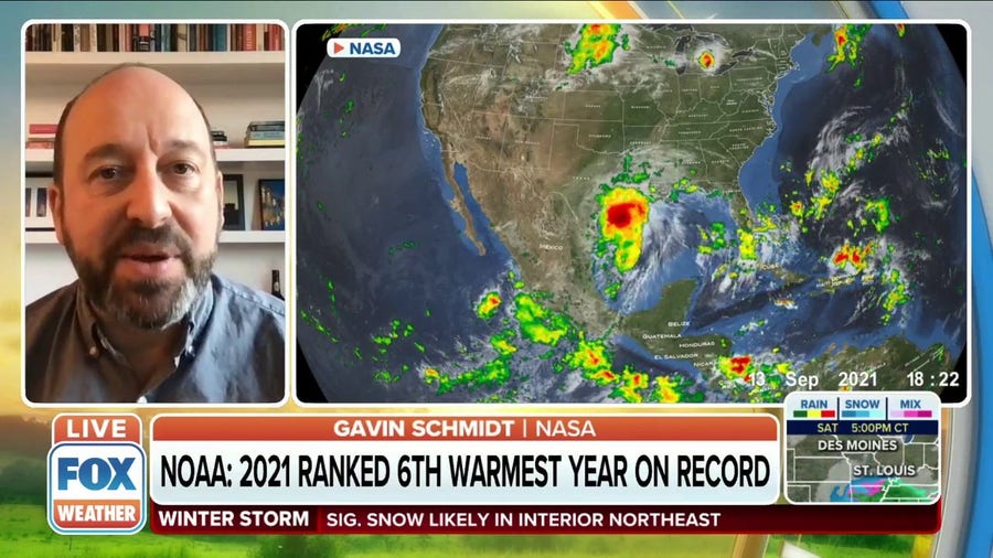 NOAA: 2021 was world's 6th-warmest year on record