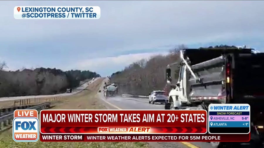 South Carolina begins preparations ahead of major winter storm