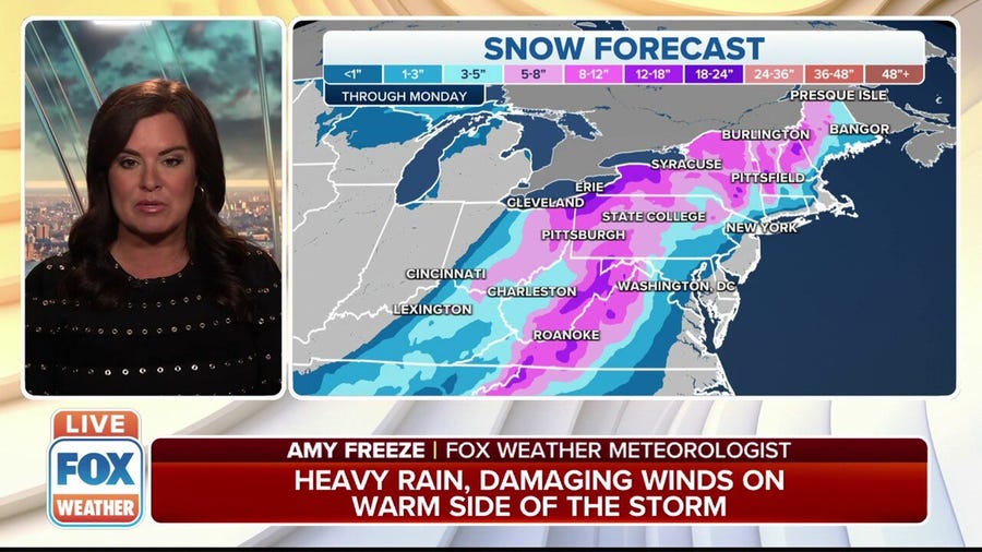 Winter storm takes aim at the Northeast