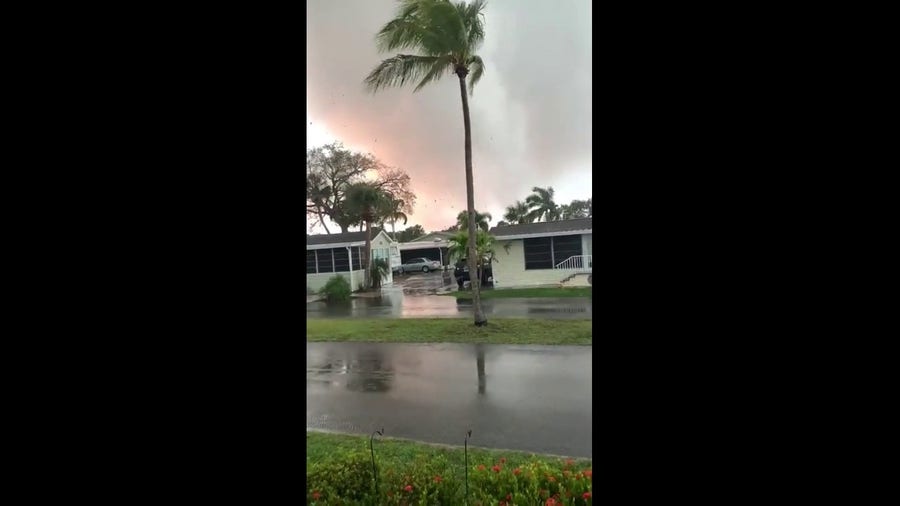 Tornado rips through Iona, Florida