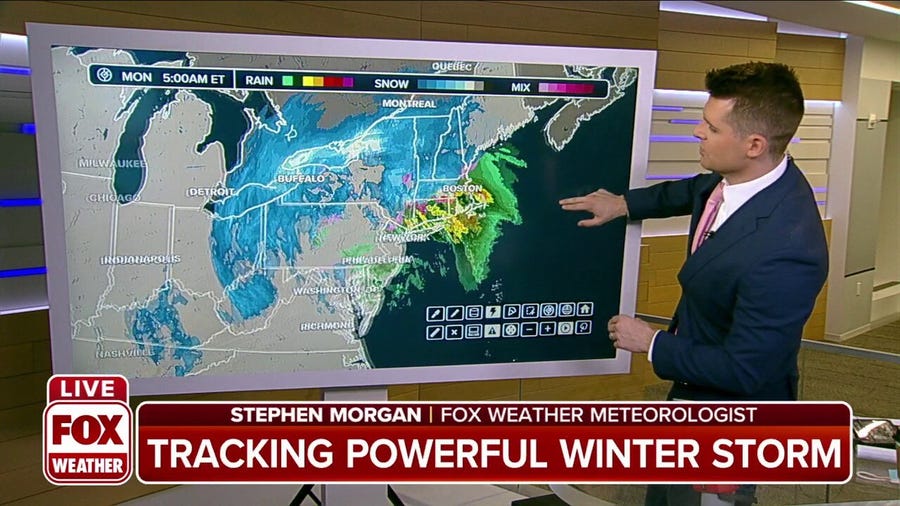 Heavy snow, rain continue as winter storm delivers final blow to the Northeast
