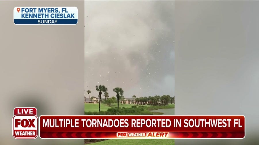 Multiple tornadoes reported in Southwest Florida during severe weather