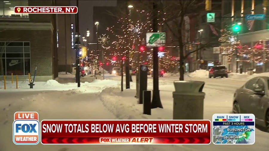 Rochester, New York could get 12 to 18 inches of snow from winter storm