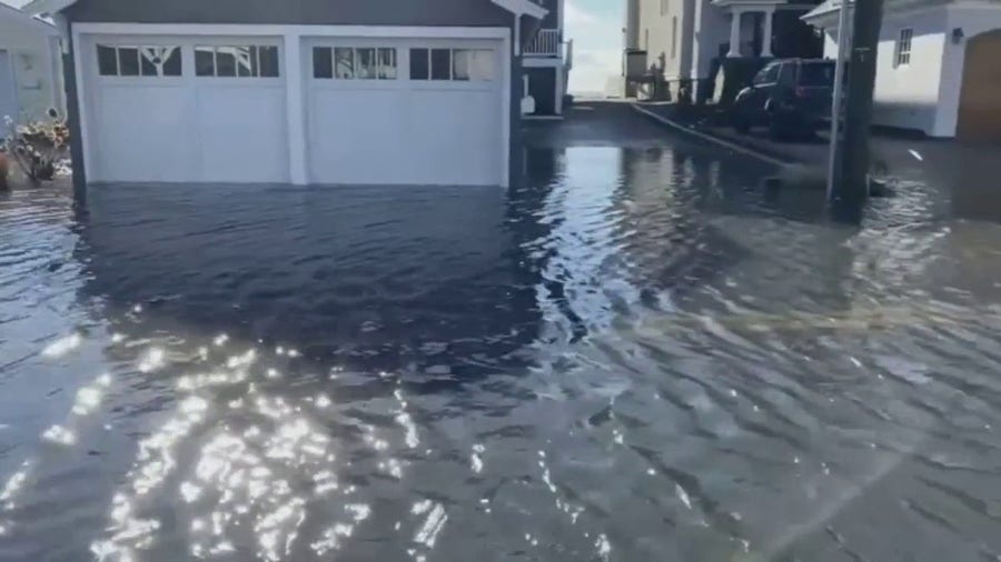 Watch: Milford, Connecticut homes flooded