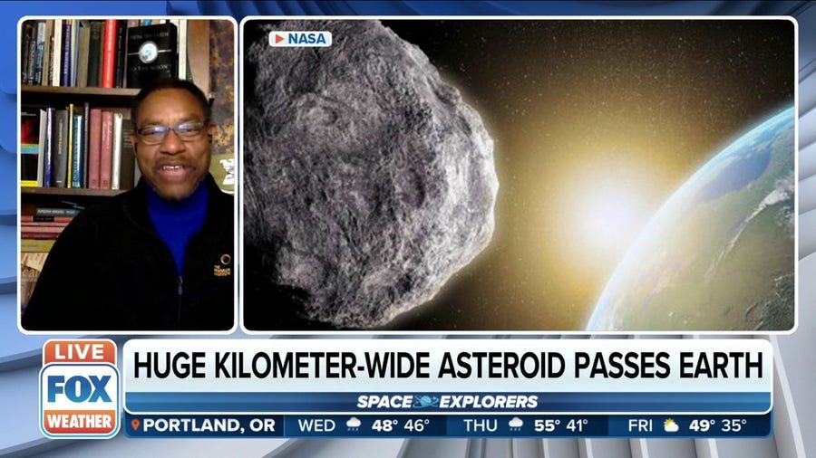 Earth dodges huge, kilometer-wide asteroid