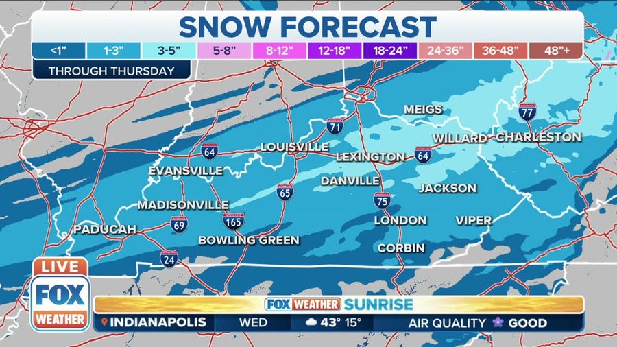 Band of snow could impact travel in the Ohio Valley
