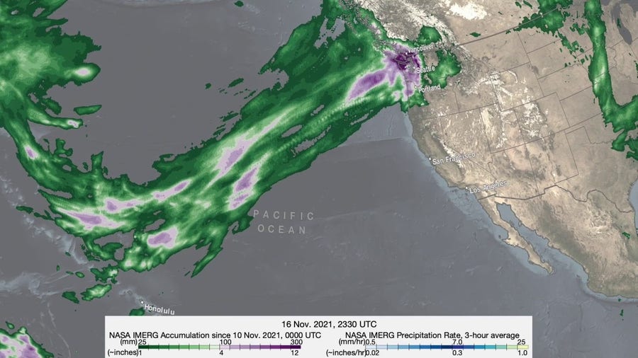 Atmospheric River events impact the Pacific Coast