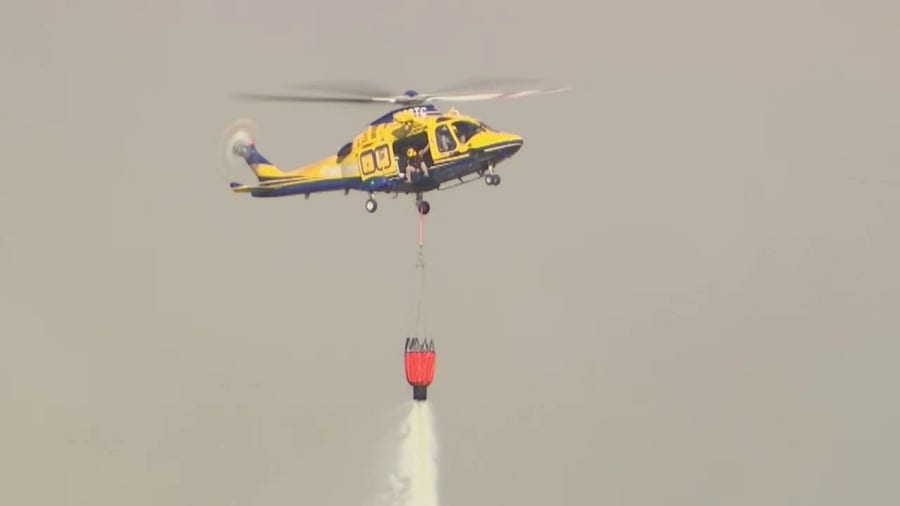 Rolling Pines Fire threatened neighborhoods