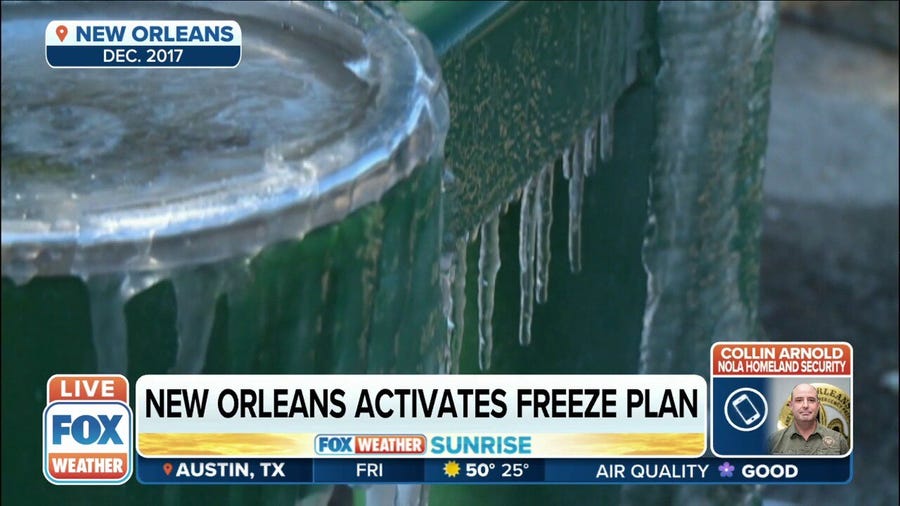New Orleans urges residents to prepare for winter weather