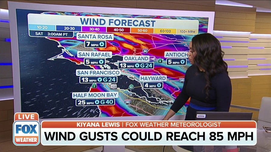 Santa Ana winds could bring 85-mph gusts to Southern California