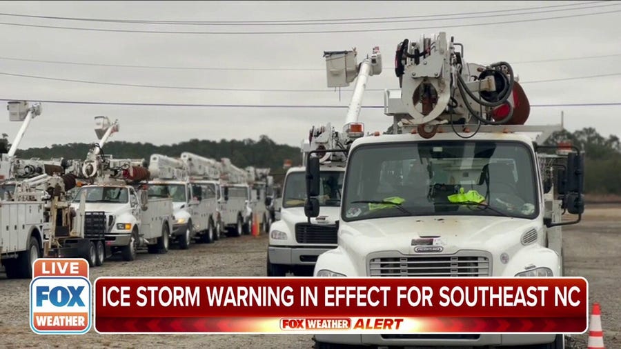 Duke Energy crews prepare for significant ice, power outages