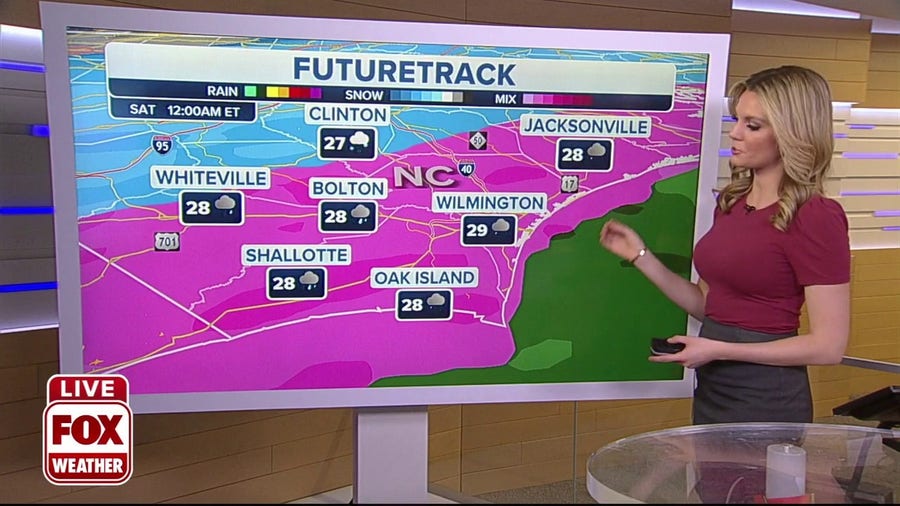Winter Storm underway in Carolinas, significant ice accumulation potential