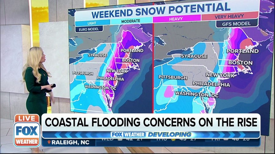 Weekend nor'easter to bring heavy snow, strong winds, coastal flooding