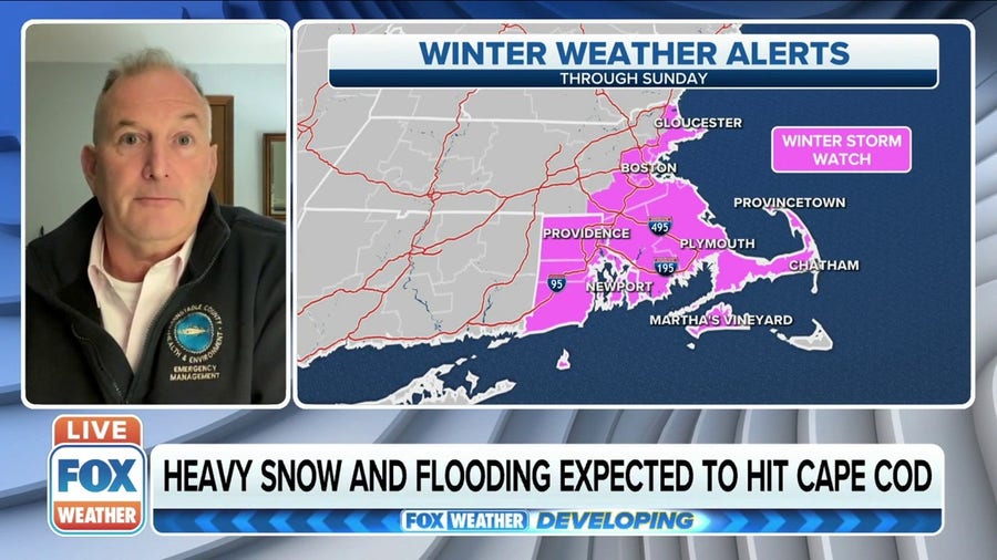 Cape Cod prepares for flooding, significant snowfall from nor'easter