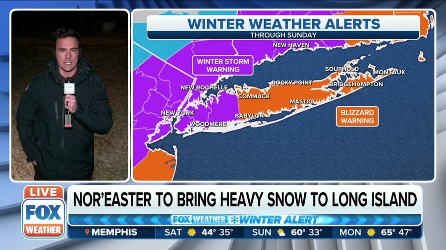 Central, eastern Long Island to see high winds, more than foot of snow