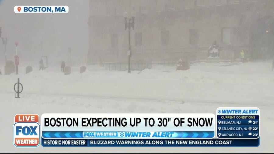 Nor'easter expected to drop nearly 3 feet of snow in Boston