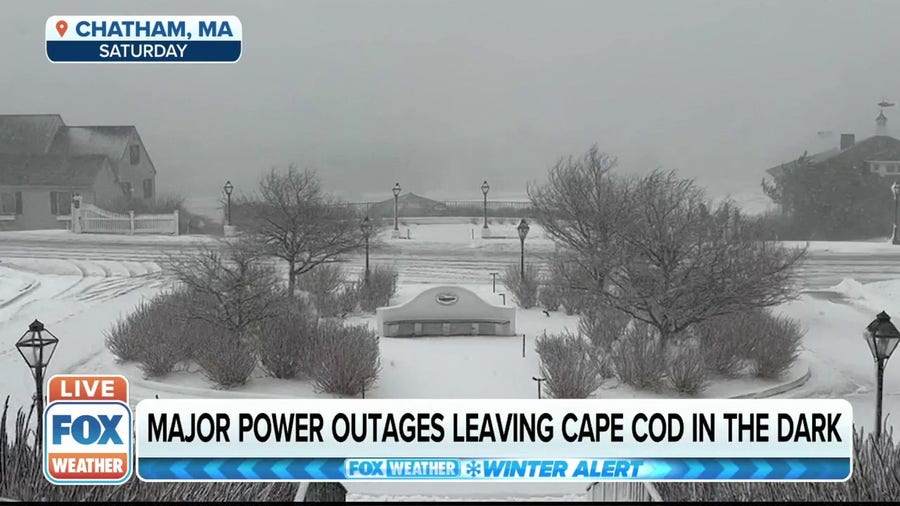 Major power outages leave Cape Cod in the dark