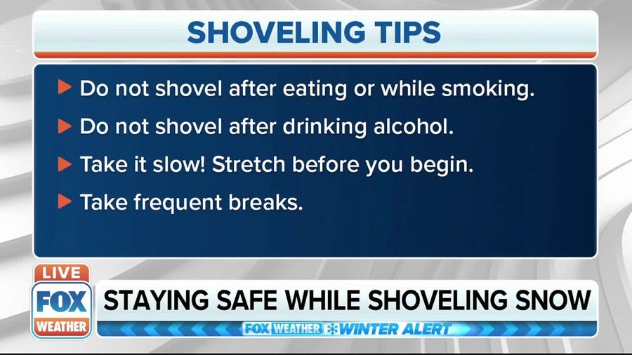 Tips for Shoveling Snow