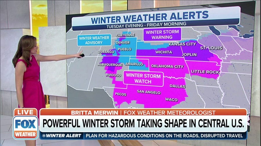 Powerful winter storm to take shape in central US on eve of Groundhog Day