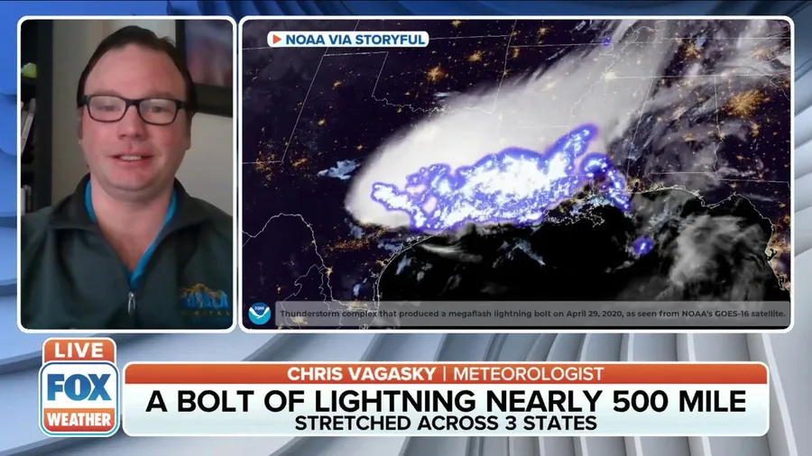 Meteorologist on how megaflash lightning occurs