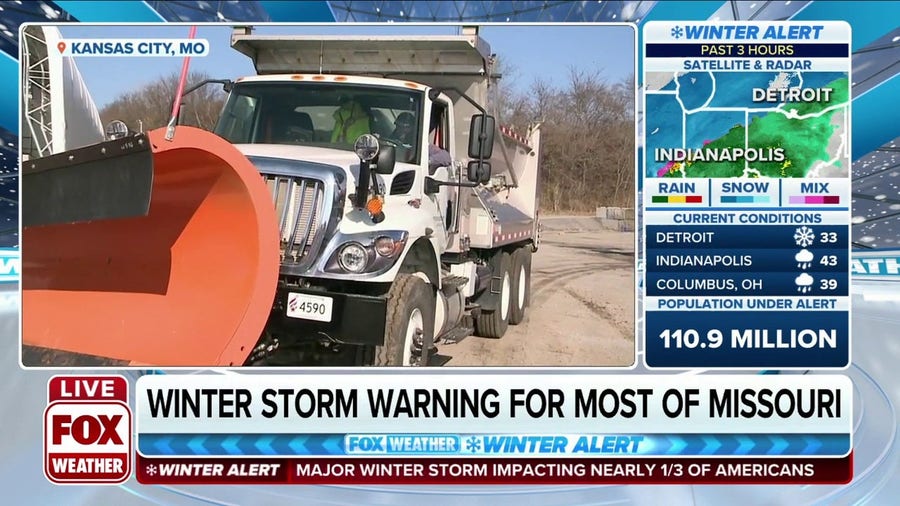 Kansas City responds to road, snowplow plans as winter storm targets Missouri