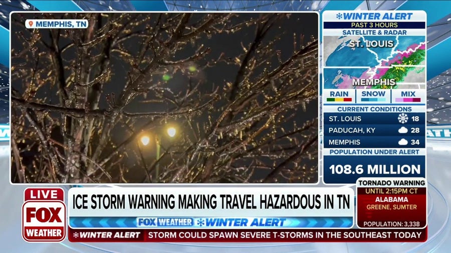 Hazardous travel, massive power outages in Tennessee with winter storm