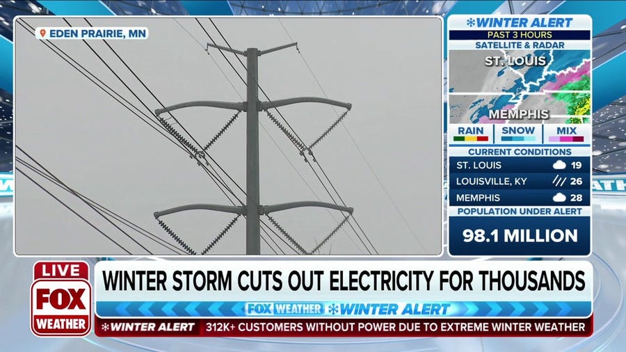Hundreds of thousands without power