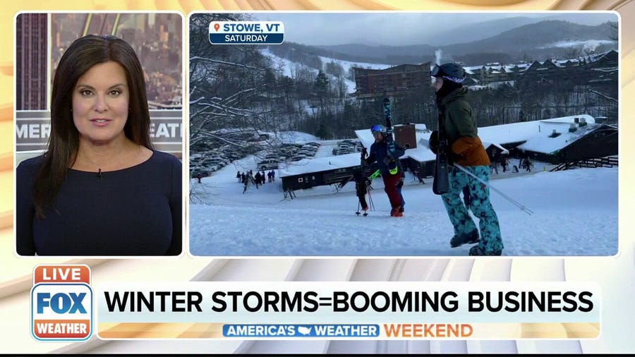Winter storms mean big business for Vermont ski resorts