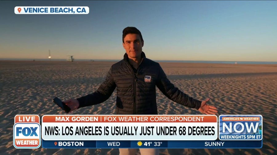 Even though it's winter, California is currently getting summer temperatures