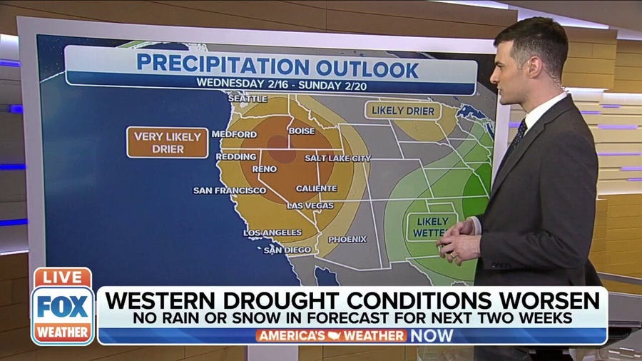 Drought conditions out West become increasingly worse