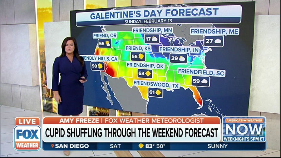 Galentine's or Valentine's? Here's what Cupid has in store for your forecast